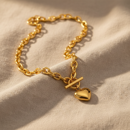 Heart Toggle Necklace